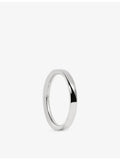 Monica Vinader sterling silver stacking ring - British product
