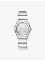 selfridges OMEGA Constellation Stainless-Steel Quartz Watch 25mm- Buy online at McGrocer