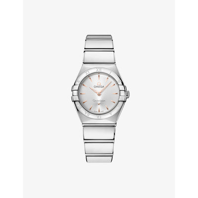 selfridges OMEGA Constellation Stainless-Steel Quartz Watch 25mm- Buy online at McGrocer