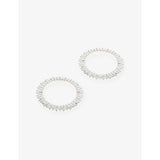 selfridges Christofle Malmaison Silver-Plated Set of 2 Palmettes Napkin Rings- Buy online at McGrocer