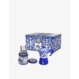 selfridges Bialetti x Dolce & Gabbana Blu Mediterraneo Moka Three-Cup Coffee Maker and Coffee Gift Set- Buy online at McGrocer