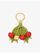 selfridges Loewe x Paula's Ibiza Cherry Leather Bag Charm- Buy online at McGrocer