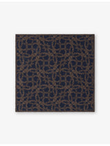 selfridges Loewe Printed Square Silk Scarf 132cm- Buy online at McGrocer