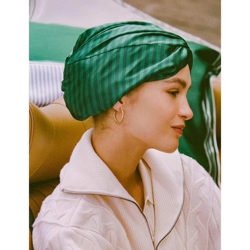 Slip Classic silk turban, 100% mulberry silk (British brand)
