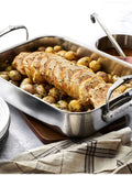 De Buyer Affinity stainless-steel roasting pan 41cm, imported from the UK