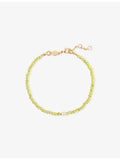 ANNI LU 18ct gold-plated crystal glass bead bracelet, UK version