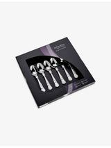 selfridges Arthur Price Kings 6-Piece Stainless Steel Tea Spoon Set- Buy online at McGrocer