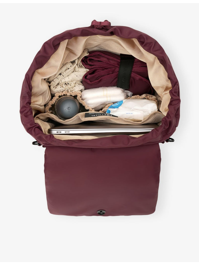 Tiba + Marl Alto woven changing backpack, UK version