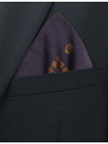 Dunhill silk pocket square floral pattern 30cm (British brand)