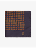 Dunhill silk pocket square floral pattern 30cm (British brand)