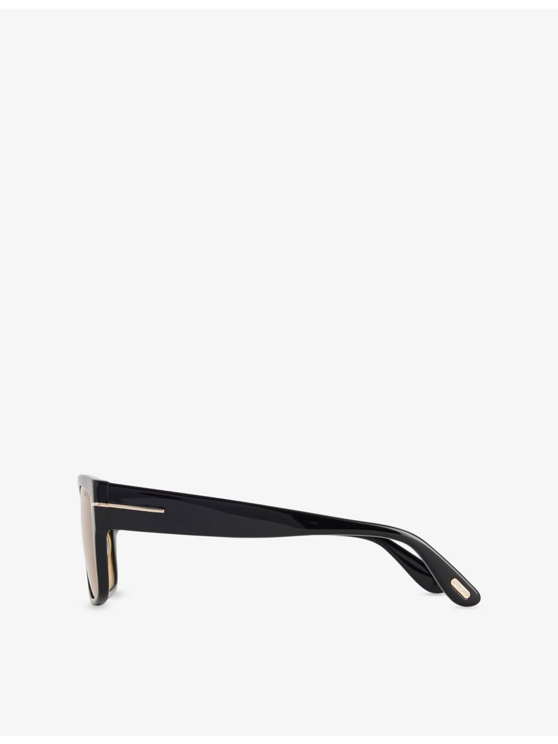 Tom Ford Cyrus rectangle-frame acetate sunglasses FT1337, imported from the UK