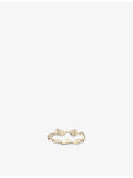 Biiju Sandstorm 18ct yellow gold vermeil ring, UK version