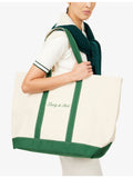 Sporty & Rich canvas tote bag with serif logo large - British product