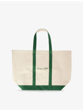 Sporty & Rich canvas tote bag with serif logo large - British product