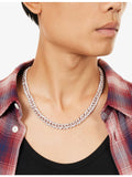 DARKAI rose gold plated sterling silver pavé necklace (British brand)