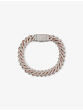 DARKAI mini prong pavé rose gold bracelet 7.5in - British product