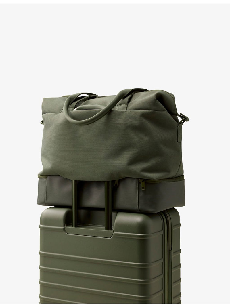 BÉIS Weekender leather-trim travel bag, UK version