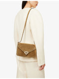 Valentino Garavani Rockstud suede satchel bag, imported from the UK