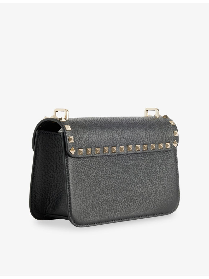 Valentino Rockstud grained leather satchel, imported from the UK