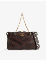 selfridges Valentino Garavani Panthea Medium Leather Shoulder Bag- Buy online at McGrocer