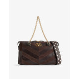 selfridges Valentino Garavani Panthea Medium Leather Shoulder Bag- Buy online at McGrocer