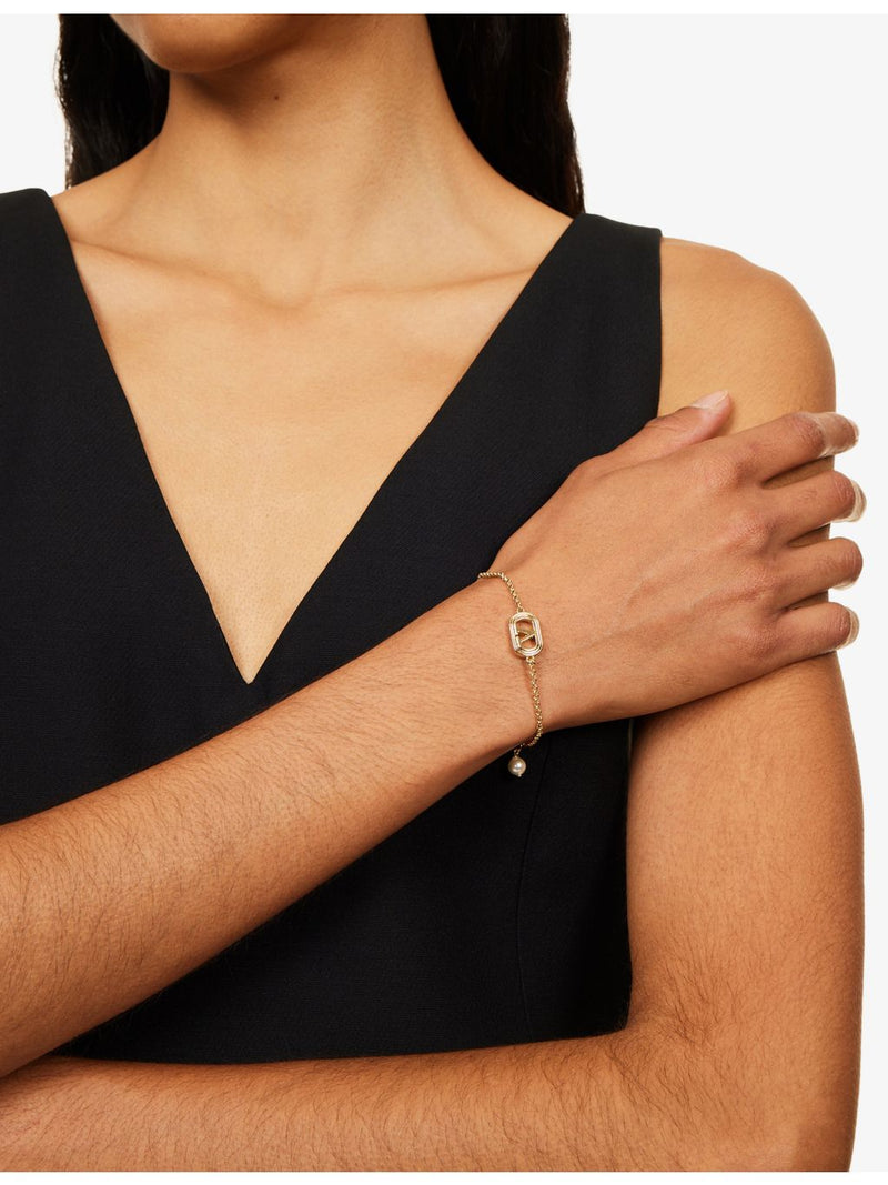 Valentino Garavani Ovalette bracelet gold-tone bronze, imported from the UK