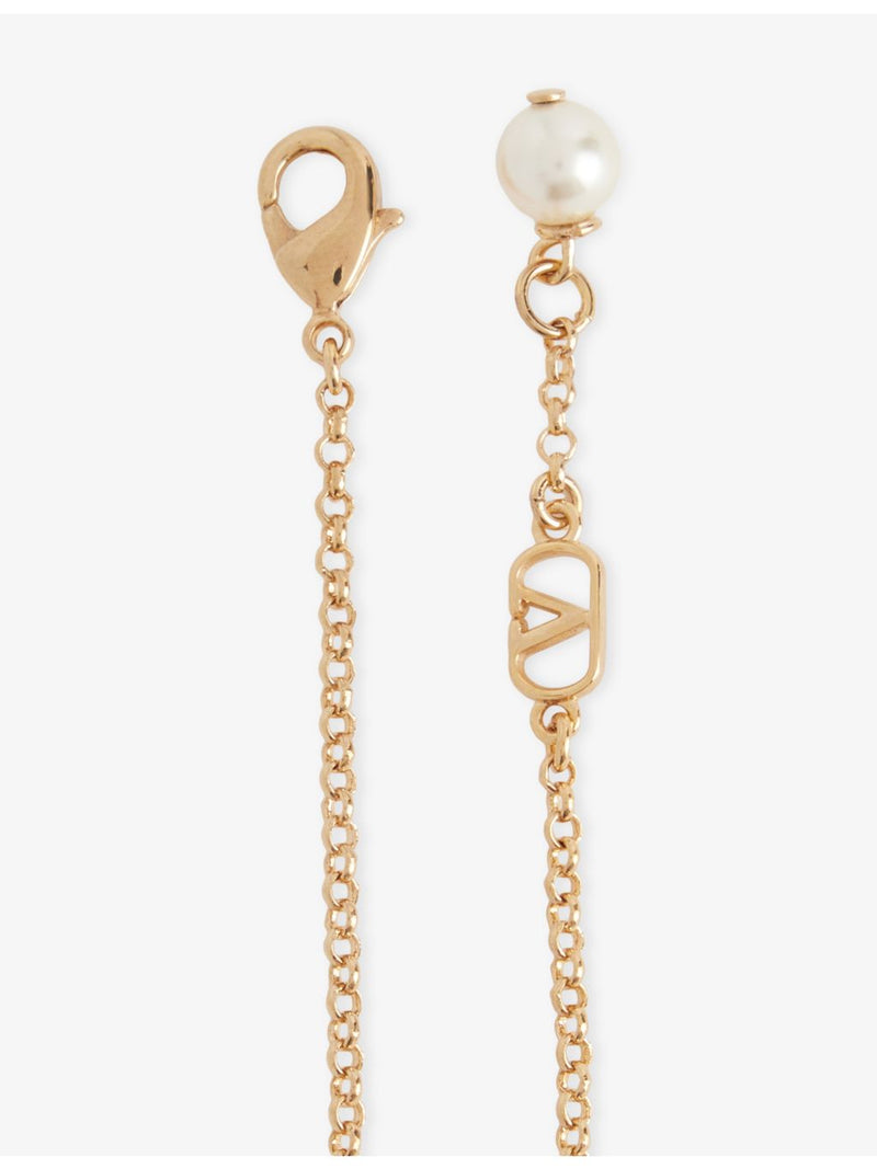 Valentino Garavani Ovalette bracelet gold-tone bronze, imported from the UK