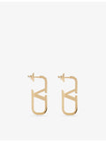 Valentino Garavani VLogo strass drop earrings, UK version