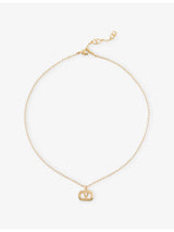 selfridges Valentino Garavani Ovalette Brass Necklace- Buy online at McGrocer