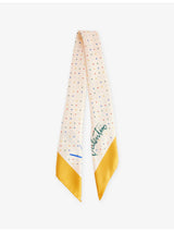 selfridges Valentino Garavani Silk Bandeau Scarf 120cm- Buy online at McGrocer