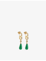 selfridges Valentino Garavani Drop Pearl Brass Earrings- Buy online at McGrocer
