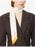 Valentino Garavani silk scarf with star pattern 6 x 120cm (British brand)