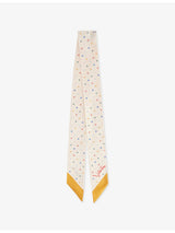 selfridges Valentino Garavani Starry Silk Bandeau Scarf, 6 x 120cm- Buy online at McGrocer
