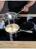 Zwilling J.A Henckels five-piece stainless steel pot set, imported from the UK