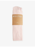 Bo + Tee cotton crew socks pack of three - British product