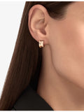 Bvlgari B.zero1 18ct rose gold single hoop earring, imported from the UK