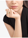 Bvlgari B.zero1 18ct yellow gold and stainless steel two-band ring, UK version