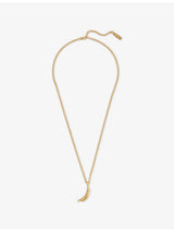 selfridges Simuero Plátano 18ct Yellow Gold Plated Brass Necklace 50 cm- Buy online at McGrocer