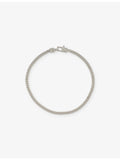 Tom Wood Curb M rhodium-plated sterling silver bracelet, UK version