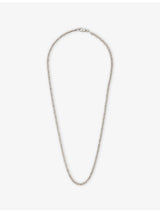 selfridges Tom Wood Cable Chain Rhodium-Plated 925 Sterling-Silver Necklace- Buy online at McGrocer