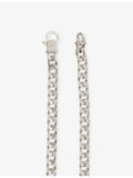 Tom Wood Frankie Chain necklace rhodium-plated 925 sterling silver, UK version