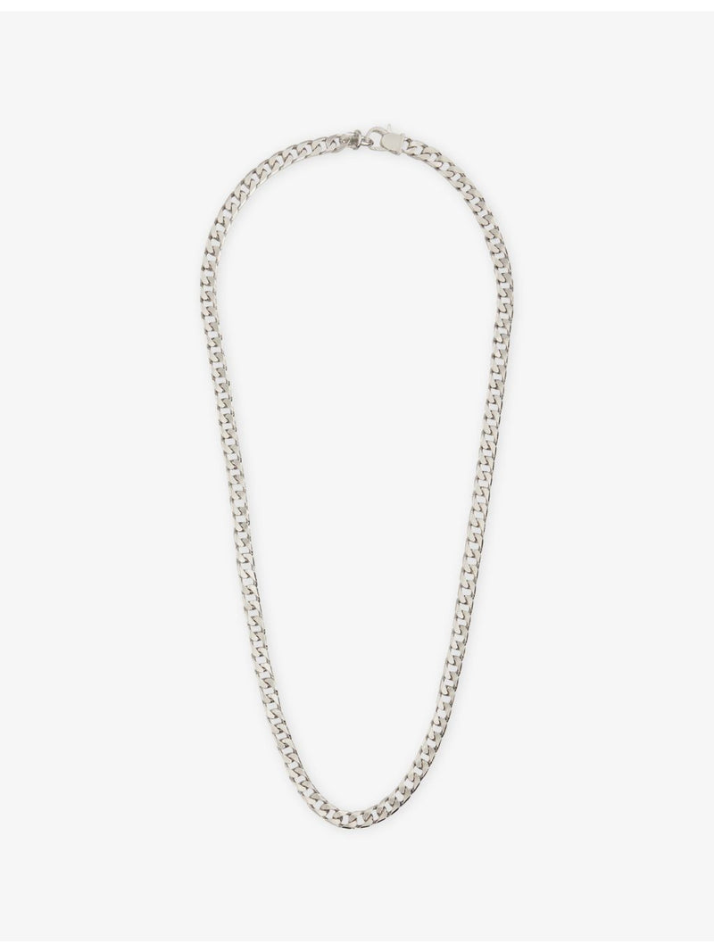 Tom Wood Frankie Chain necklace rhodium-plated 925 sterling silver, UK version
