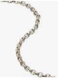Tom Wood Lee Thick rhodium-plated sterling silver bracelet, imported from the UK