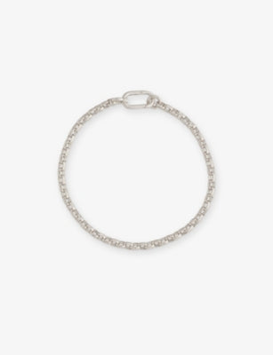 Tom Wood Lee Thick Rhodium-Plated 925 Sterling Silver Bracelet