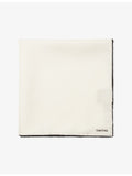 Tom Ford silk pocket square with contrast border (British brand)