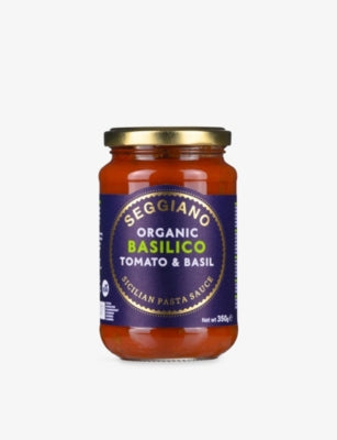 Seggiano organic basil pasta sauce 350g, UK version