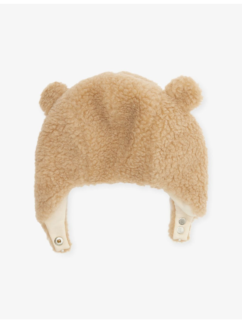 Moncler faux-fur bear cap for kids (British brand)