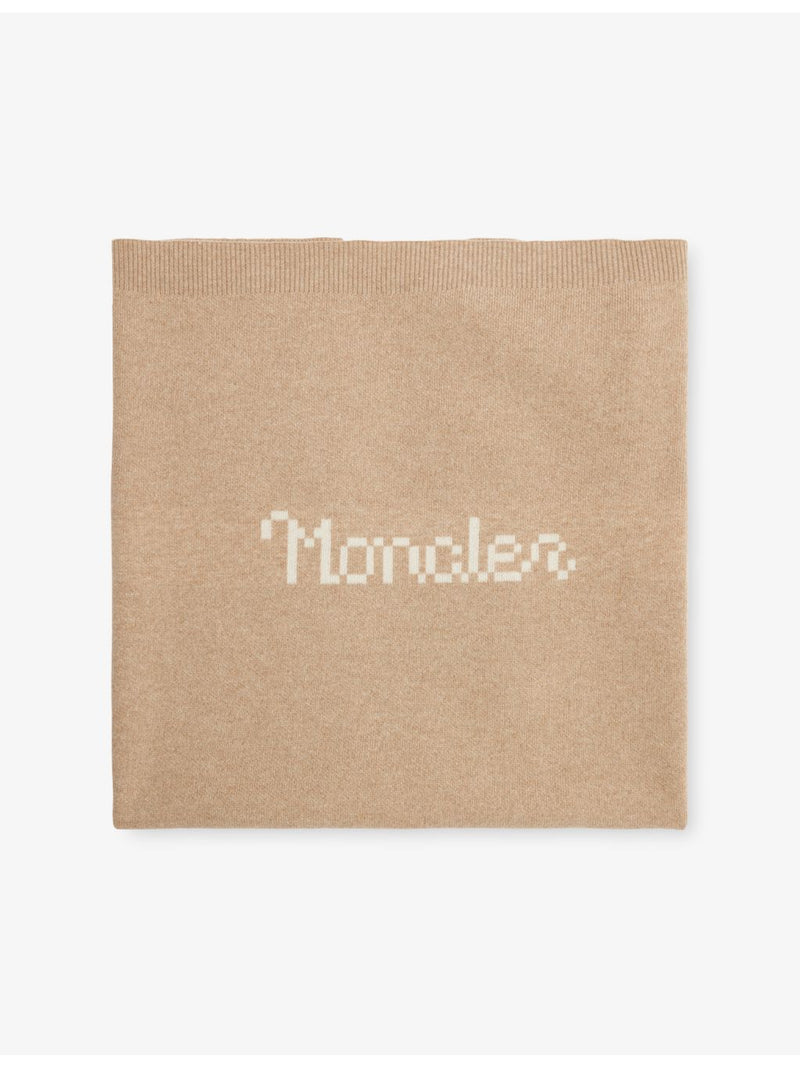 Moncler wool cashmere blanket 81cm x 81cm, imported from the UK