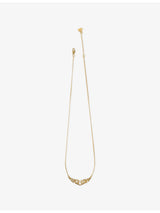 selfridges Zadig&Voltaire Peace Gold-Tone Brass Pendant Necklace- Buy online at McGrocer