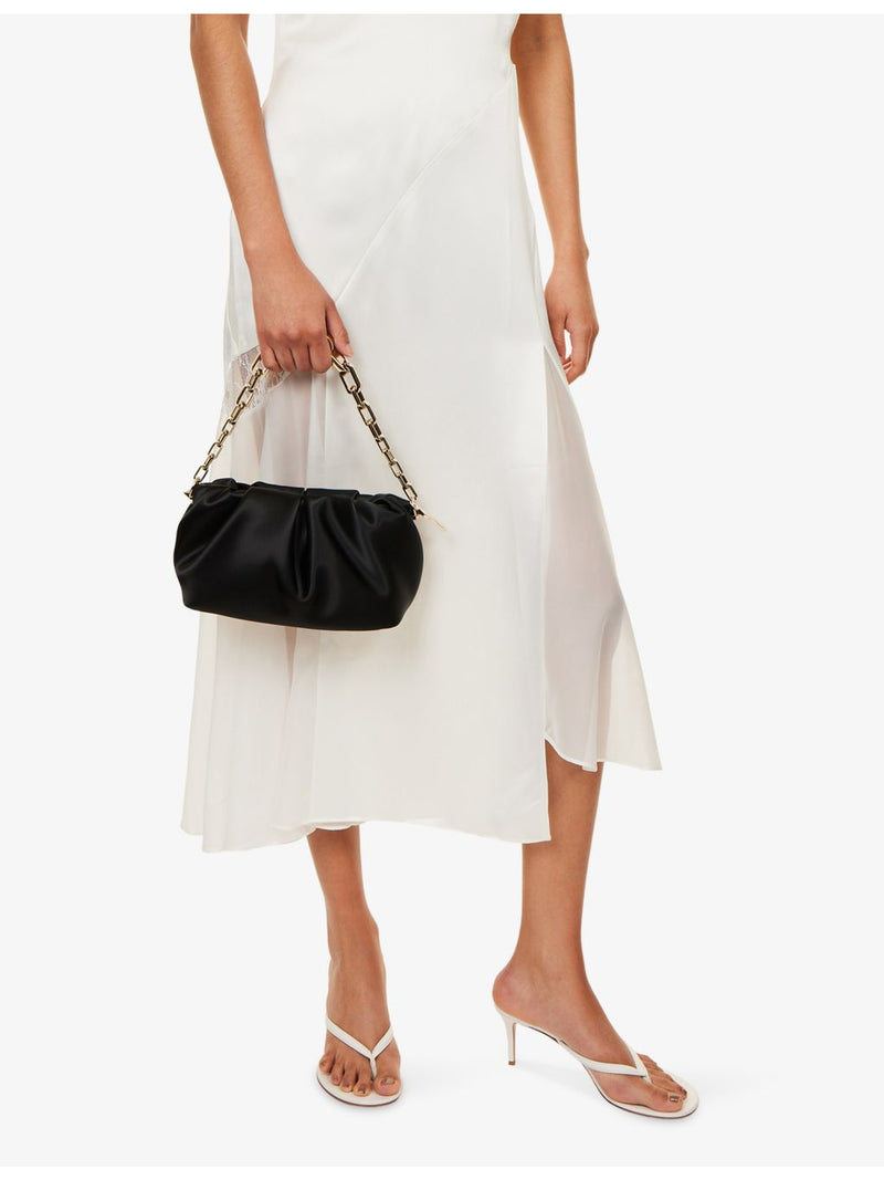 Christian Louboutin Eva small neoprene satin shoulder bag, UK version
